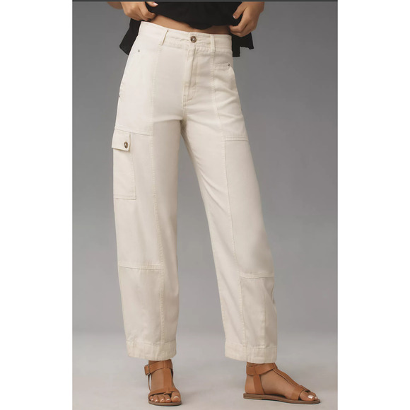 NWT Anthropologie Utility Barrel Pants - Size 4 - Picture 1 of 5